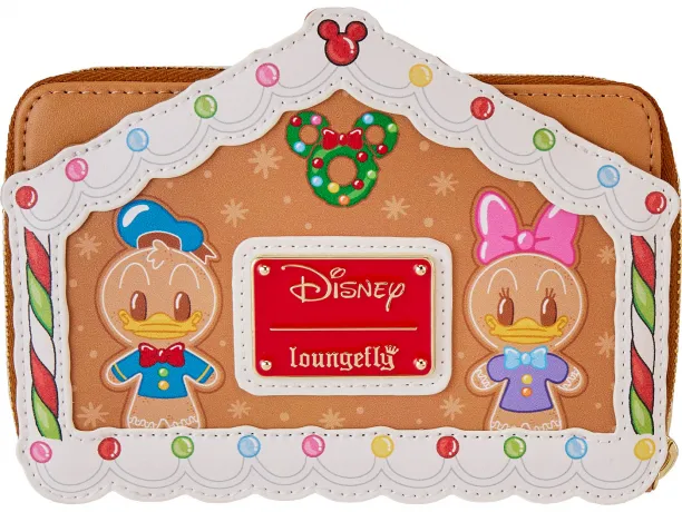 Portefeuille zippé Mickey et ses Amis Maison en pain d&#039;épices Loungefly