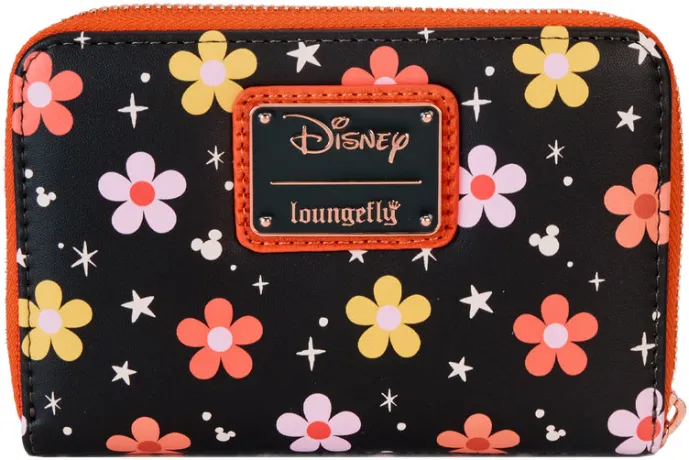 Portefeuille zippé Mickey &amp; Minnie Floral Fantôme Glow Loungefly