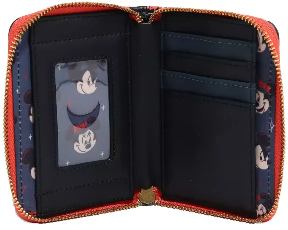 Portefeuille zippé Mickey &amp; Minnie Halloween Glow Loungefly