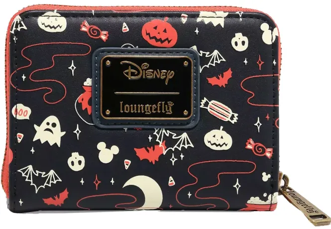 Portefeuille zippé Mickey &amp; Minnie Halloween Glow Loungefly