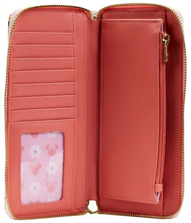 Portefeuille zippé Mickey &amp; Minnie Mouse Floral Loungefly