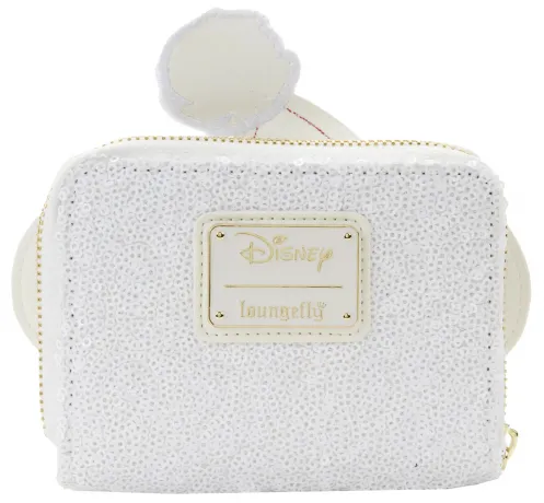 Portefeuille zippé Bonhomme de Neige Mickey Mouse Sequin Loungefly