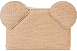 Portefeuille zippé Mickey Mouse Cosplay Paille Loungefly