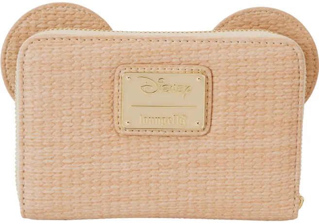 Portefeuille zippé Mickey Mouse Cosplay Paille Loungefly