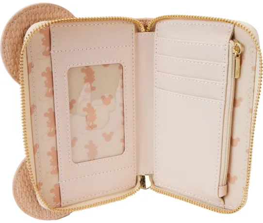 Portefeuille zippé Mickey Mouse Cosplay Paille Loungefly