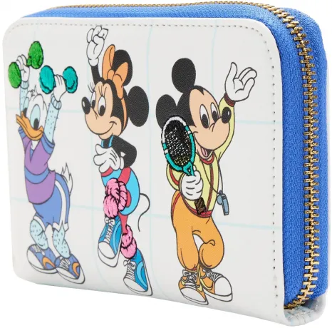 Portefeuille zippé Mickey Mouse Mousercise Loungefly