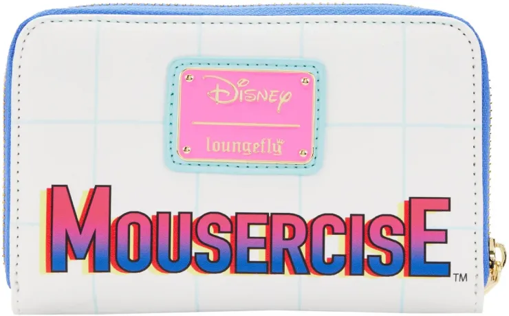 Portefeuille zippé Mickey Mouse Mousercise Loungefly
