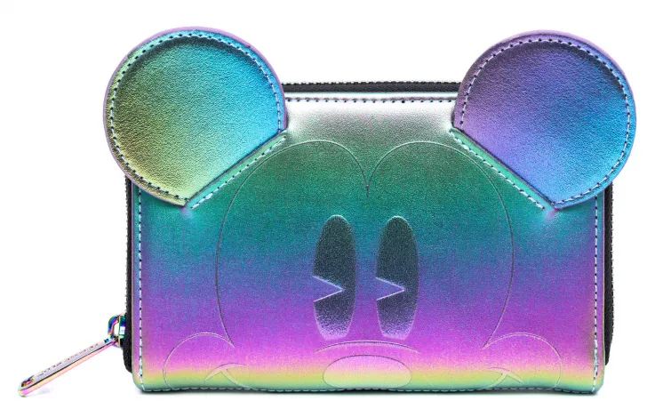 Portefeuille zippé Mickey Mouse Nappe de Pétrole Loungefly
