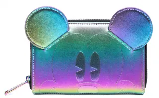 Portefeuille zippé Mickey Mouse Nappe de Pétrole Loungefly