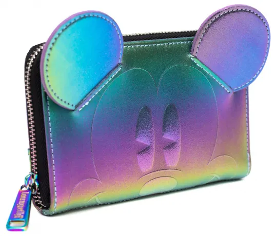 Portefeuille zippé Mickey Mouse Nappe de Pétrole Loungefly