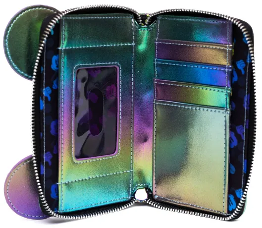 Portefeuille zippé Mickey Mouse Nappe de Pétrole Loungefly