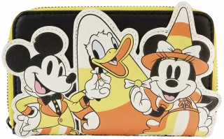 Portefeuille zippé Minnie et ses Amis Bonbons au Maïs Loungefly