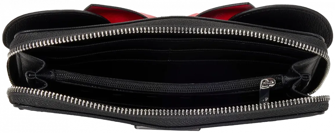 Portefeuille zippé Minnie Mouse avec Oreilles et Nœud Loungefly