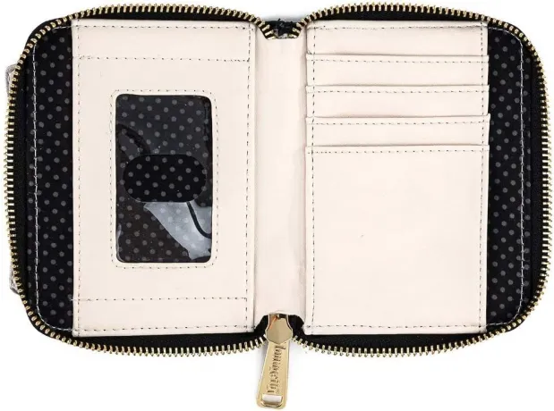 Portefeuille zippé Minnie Mouse Nœud Loungefly