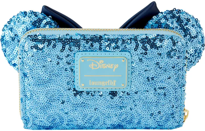 Portefeuille zippé Minnie Mouse Hanukkah Sequin Loungefly