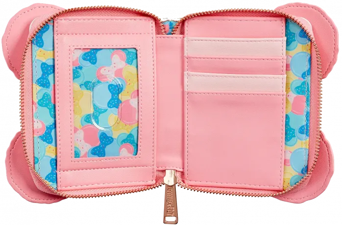 Portefeuille zippé Minnie Mouse Macaron Loungefly
