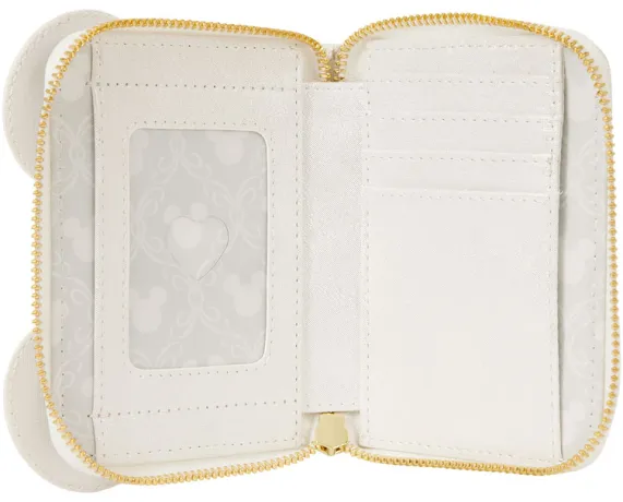 Portefeuille zippé Minnie Mouse Mariage en dentelle Loungefly