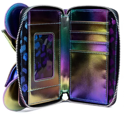 Portefeuille zippé Minnie Mouse Nappe de Pétrole Loungefly