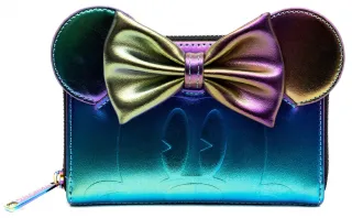 Portefeuille zippé Minnie Mouse Nappe de Pétrole Loungefly