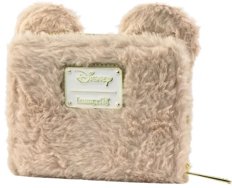 Portefeuille zippé Minnie Mouse Peluche Loungefly
