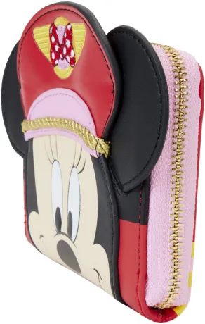 Portefeuille zippé Minnie Mouse Pilote Cosplay Loungefly