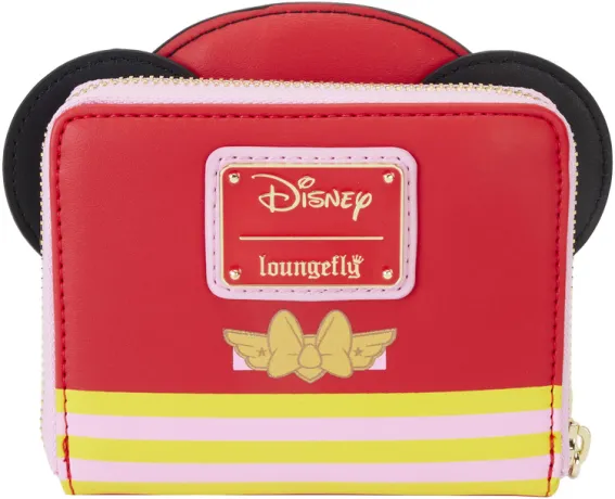 Portefeuille zippé Minnie Mouse Pilote Cosplay Loungefly