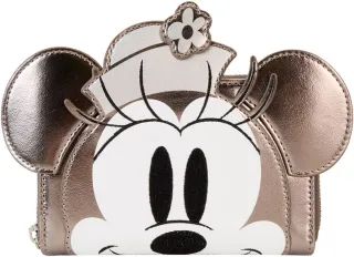 Portefeuille zippé Minnie Mouse Platine Loungefly