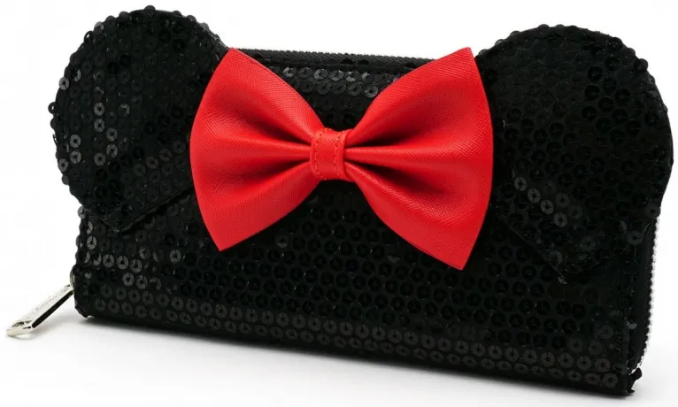 Portefeuille zippé Minnie Mouse Sequin Loungefly