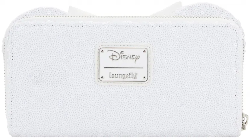 Portefeuille zippé Minnie Sequin Mariage Loungefly