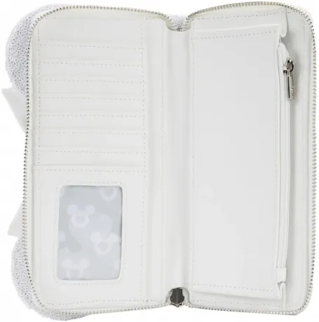 Portefeuille zippé Minnie Sequin Mariage Loungefly