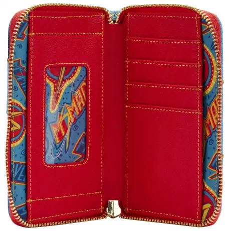 Portefeuille zippé Miss Marvel Cosplay Loungefly