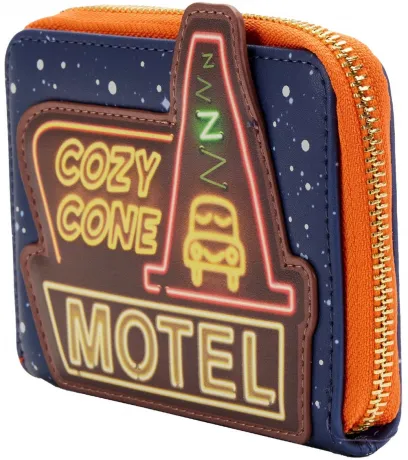 Portefeuille zippé Moments Cars Cozy Cone Motel Glow Loungefly