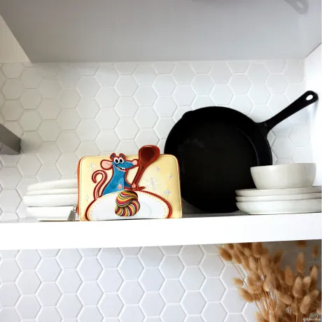 Portefeuille zippé Moments Ratatouille Assiette Loungefly