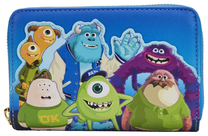 Portefeuille zippé Monstres et Cie Scare Games Loungefly