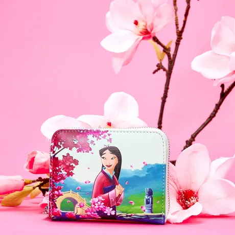 Portefeuille zippé Mulan 25ème Anniversaire Loungefly