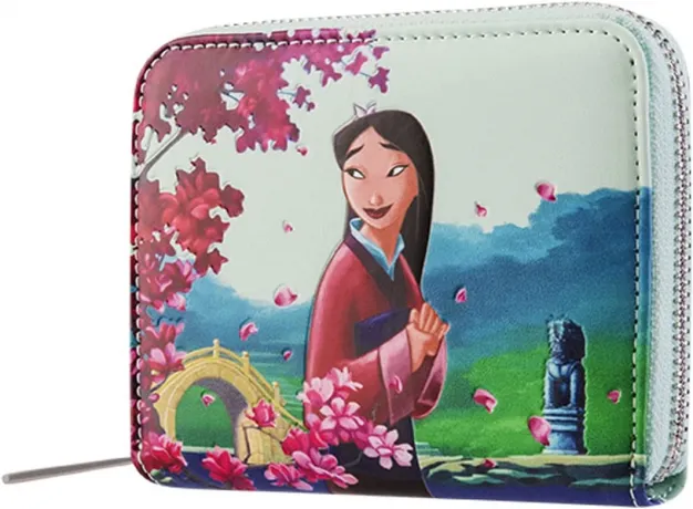 Portefeuille zippé Mulan 25ème Anniversaire Loungefly