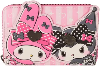 Portefeuille zippé My Melody &amp; Kuromi Loungefly