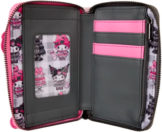 Portefeuille zippé My Melody &amp; Kuromi Loungefly