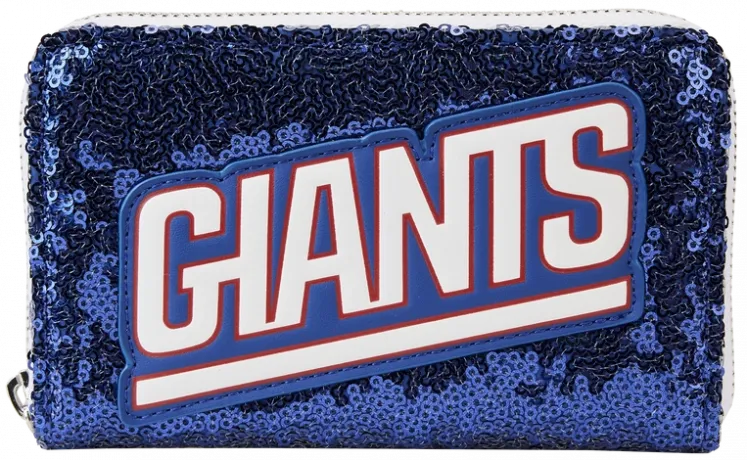 Portefeuille zippé New York Giants Sequin Loungefly