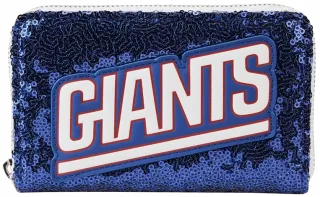Portefeuille zippé New York Giants Sequin Loungefly