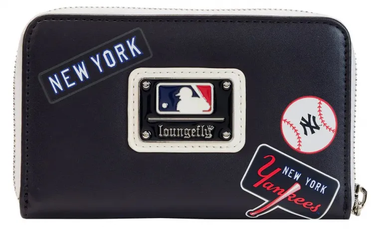 Portefeuille zippé New York Yankees Patches Loungefly