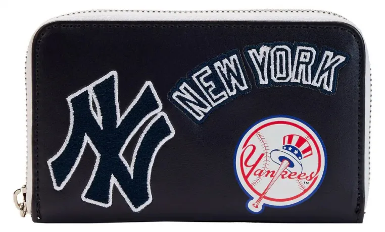 Portefeuille zippé New York Yankees Patches Loungefly