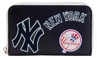 Portefeuille zippé New York Yankees Patches Loungefly