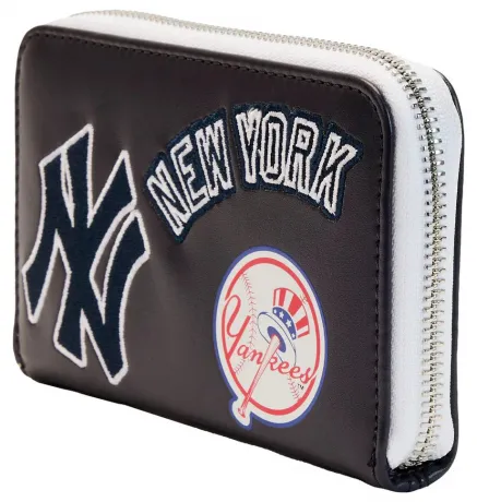 Portefeuille zippé New York Yankees Patches Loungefly