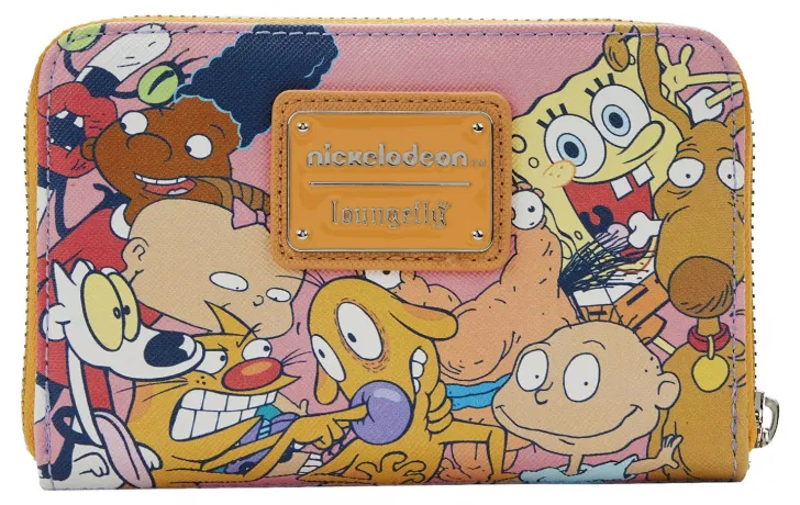 Portefeuille zippé Nick 90s Impression Intégrale Loungefly