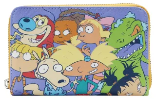 Portefeuille zippé Nick 90s Impression Intégrale Loungefly