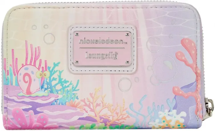 Portefeuille zippé Bob l&#039;éponge et Patrick Pêche à la méduse Pastel Loungefly