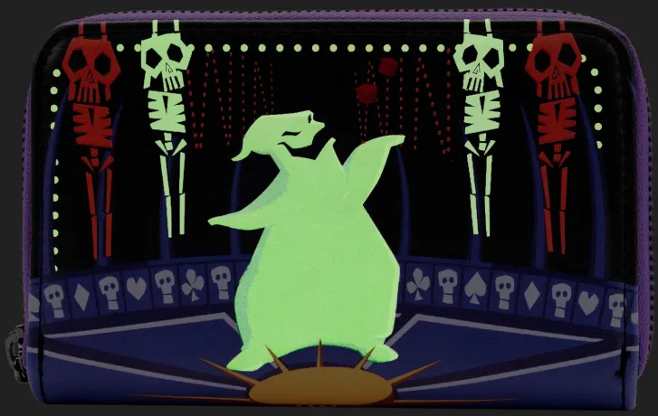 Portefeuille zippé Oogie Boogie Glow Loungefly
