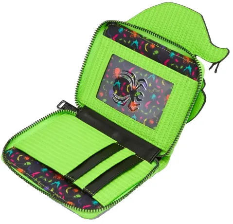 Portefeuille zippé Oogie Boogie Insectes Glow Loungefly