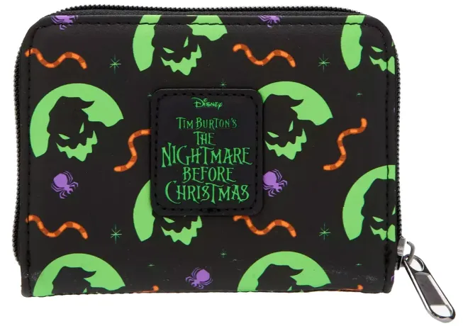 Portefeuille zippé Oogie Boogie Métallique Loungefly